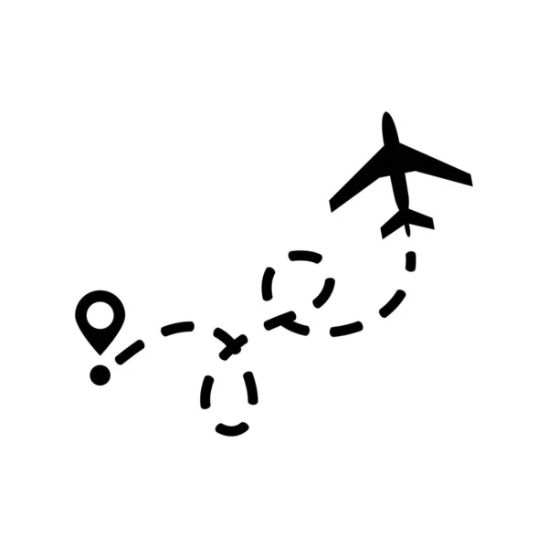 삽화에 나오는 비행기와 비행기의 — 스톡 사진