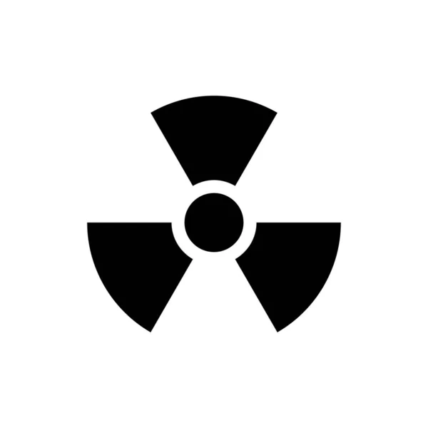 Radiation Symbol Radiation Icon White Background Illustration — Stock Photo, Image