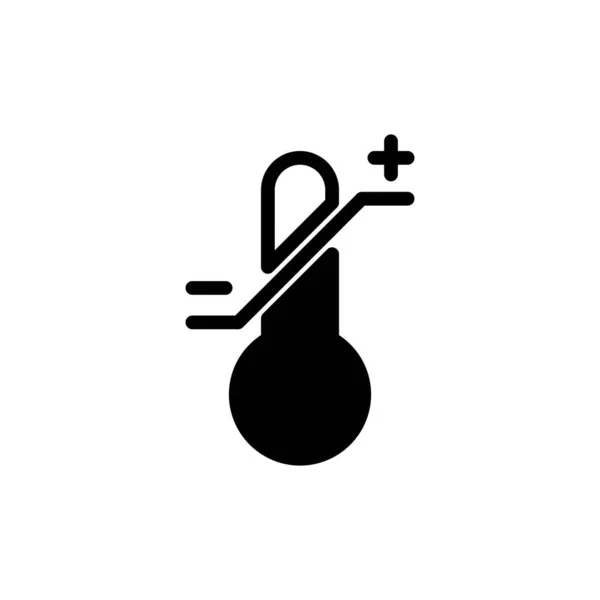 Thermometer Symbol Abbildung Isoliert Auf Weißem Hintergrund — Stockfoto