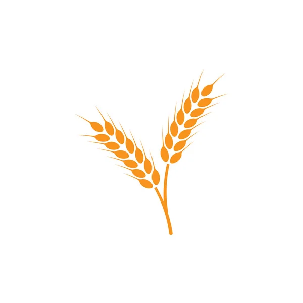 Ears Wheat Logo Illustration White Isolated Background — Stock Photo, Image