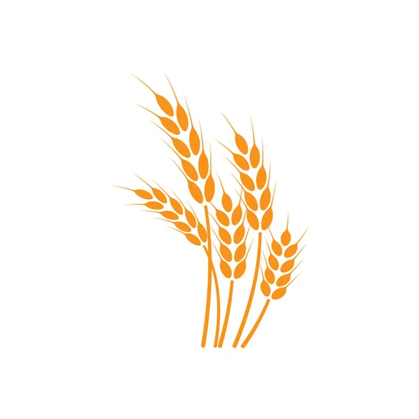 Ears Wheat Logo Illustration White Isolated Background — Stock Photo, Image