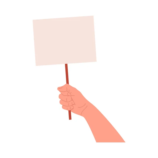 Bandeira Discriminatória Dos Direitos Humanos Ilustração Estilo Cartoon Fundo Branco — Fotografia de Stock