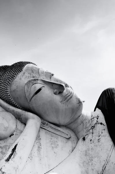 Black and white Buddha — Stock Photo, Image