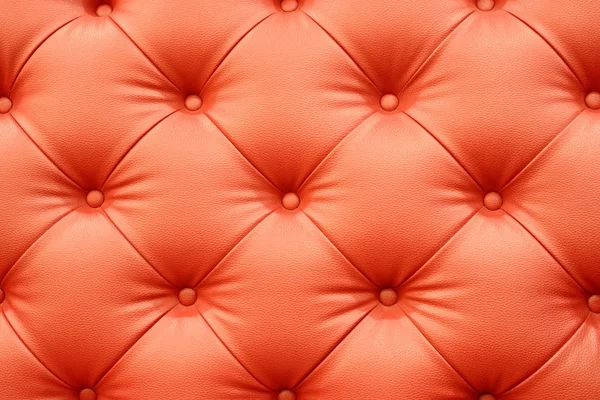 Red leather sofa Stock Picture