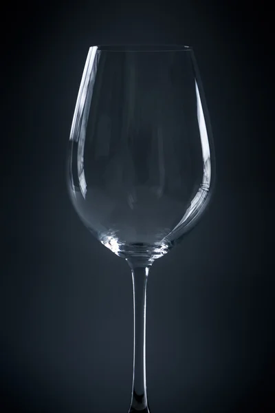 Contour silhouette of wineglass — Stock Photo, Image