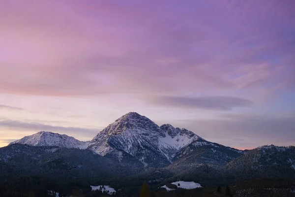 Mount Thaneller Mit Seinen Kindern Morgens Bei Sonnenaufgang Herbst Mit — Stockfoto