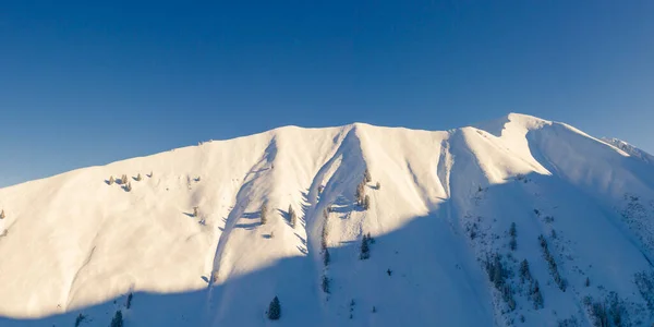 Panorama Depuis Crête Montagneuse Maehberg Près Bichlbach Avec Neige Fraîche — Photo