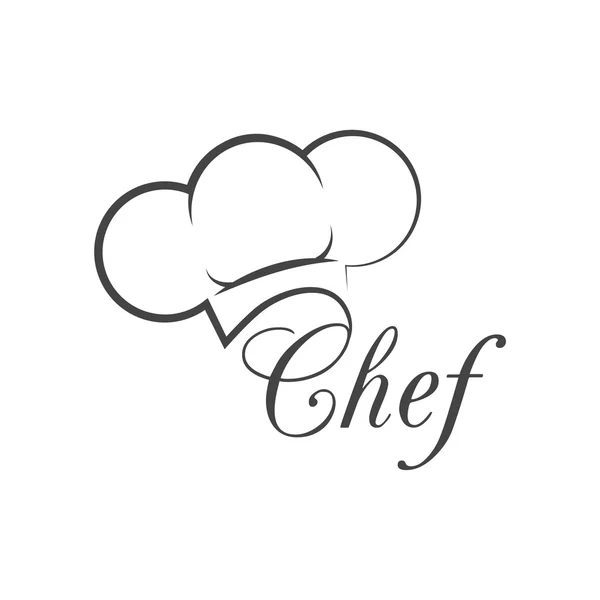 Шеф-кухар. значок меню — стоковий вектор