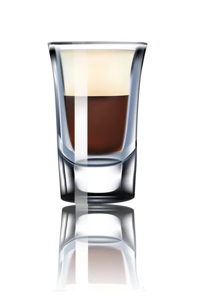 Bebé Guinness vaso de chupito . — Vector de stock