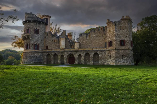 Lednice Czechy 2020 Januv Hrad Lednice Valtice Area Zdjęcie Publiczne — Zdjęcie stockowe