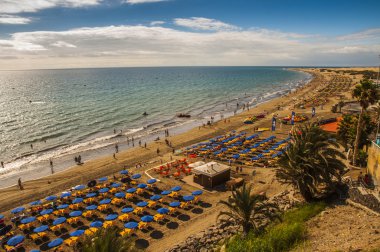 Büyük plaj maspalomas Kanarya