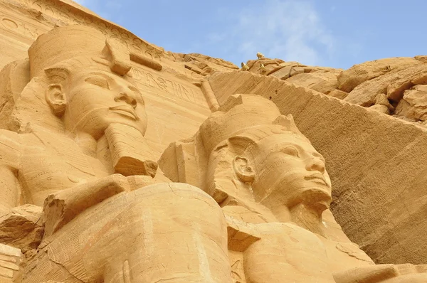 Vista sul famoso Abu Simbel in Egitto — Foto Stock
