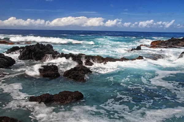 Amazing view on wavy sea — Stock Photo, Image