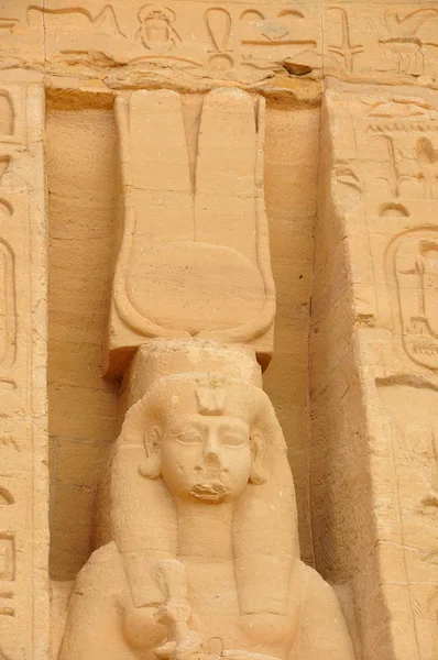 Vista sobre o famoso Abu Simbel no Egito — Fotografia de Stock