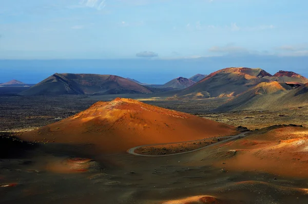 Lanzarote में ज्वालामुखी — स्टॉक फ़ोटो, इमेज