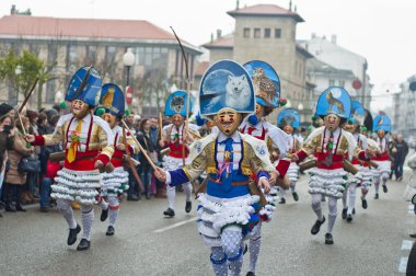 Karnaval yağmuruna İspanya