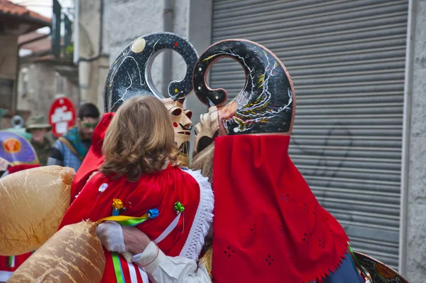 Карнавал у Xinzo де Limia — стокове фото