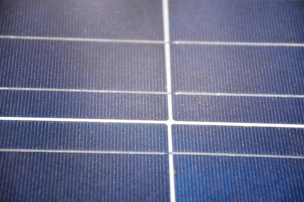 Fotovoltaïsche Solarcel Panelen Systeem Concept Voor Het Gebruik Van Groene — Stockfoto