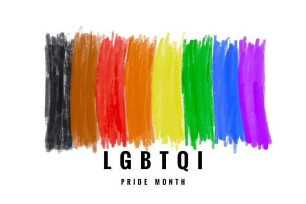 Lgbtq骄傲月 是Lgbtq 社区骄傲月的概念 — 图库照片