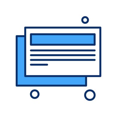 Vektör Haber Simgesi illüstrasyonu