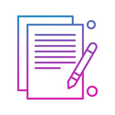  Vektör belgesi Simge illüstrasyonu