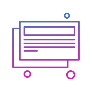 Vektör Haber Simgesi illüstrasyonu