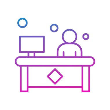 Vektör Avatar Simgesi illüstrasyonu