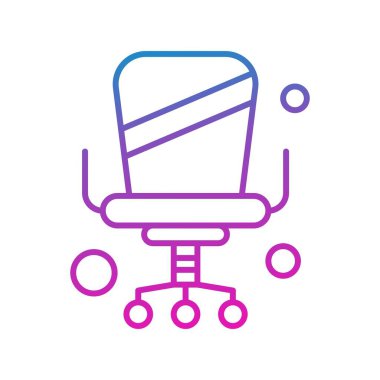 Vektör Koltuğu Simgesi illüstrasyonu