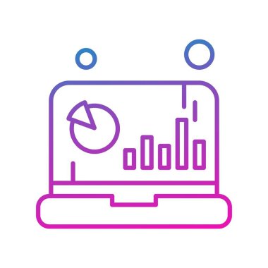 Vektör Analiz Simgesi illüstrasyonu