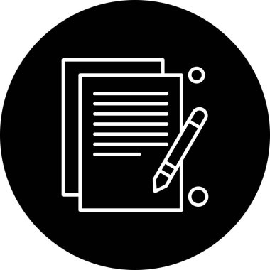  Vektör belgesi Simge illüstrasyonu