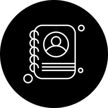 Vektör Avatar Simgesi illüstrasyonu