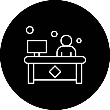 Vektör Avatar Simgesi illüstrasyonu