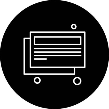 Vektör Haber Simgesi illüstrasyonu