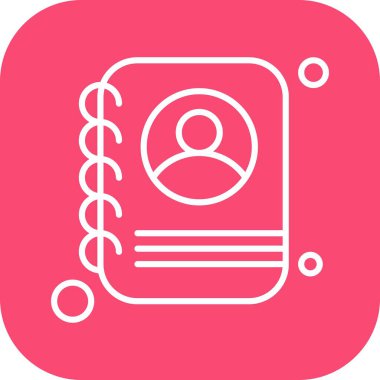 Vektör Avatar Simgesi illüstrasyonu