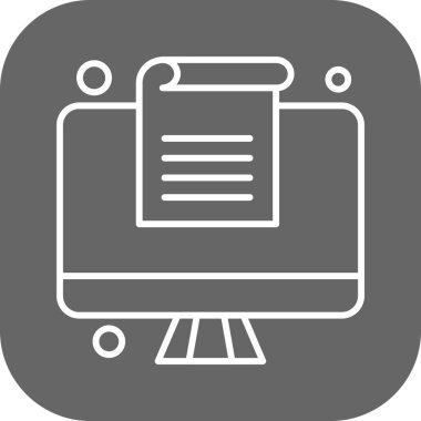 Vektör belgesi Simge illüstrasyonu