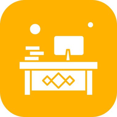 Vektör işyeri simgesi illüstrasyonu