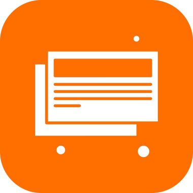 Vektör Haber Simgesi illüstrasyonu