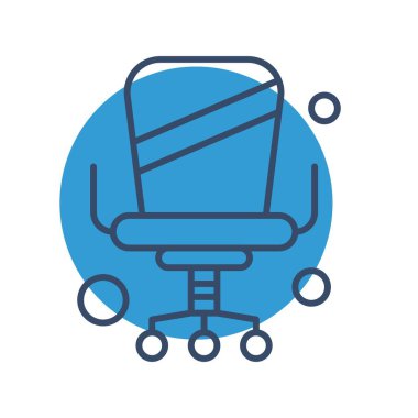 Vektör Koltuğu Simgesi illüstrasyonu