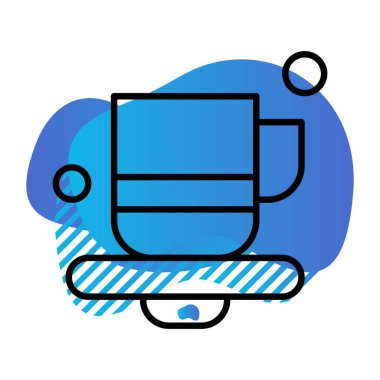  Vektör Kahve Simgesi illüstrasyonu