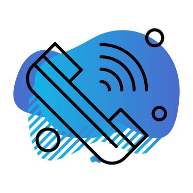 Vektör Çağrısı Simgesi illüstrasyonu