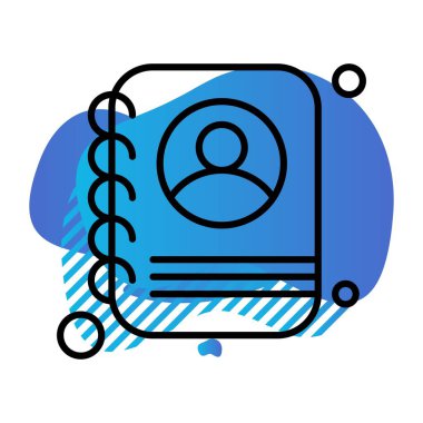 Vektör Avatar Simgesi illüstrasyonu