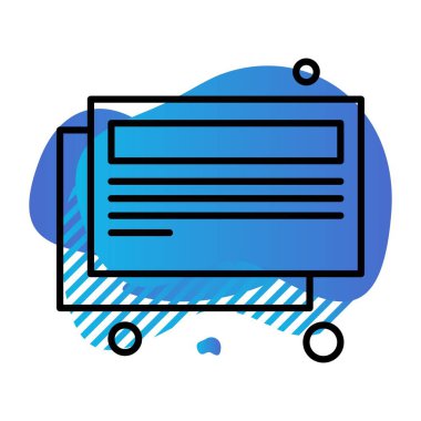 Vektör Haber Simgesi illüstrasyonu