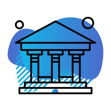 Vektör Bankası Simgesi illüstrasyonu