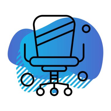 Vektör Koltuğu Simgesi illüstrasyonu