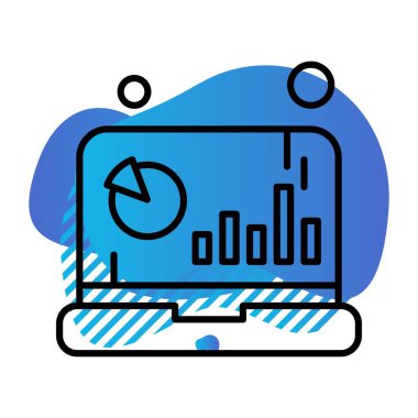 Vektör Analiz Simgesi illüstrasyonu