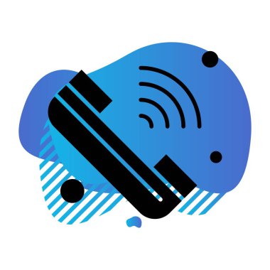 Vektör Çağrısı Simgesi illüstrasyonu