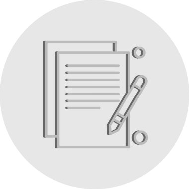  Vektör belgesi Simge illüstrasyonu