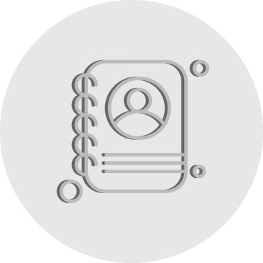 Vektör Avatar Simgesi illüstrasyonu