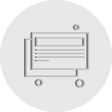 Vektör Haber Simgesi illüstrasyonu