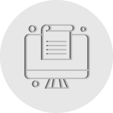 Vektör belgesi Simge illüstrasyonu